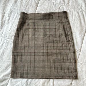Dynamite XS plaid mini skirt